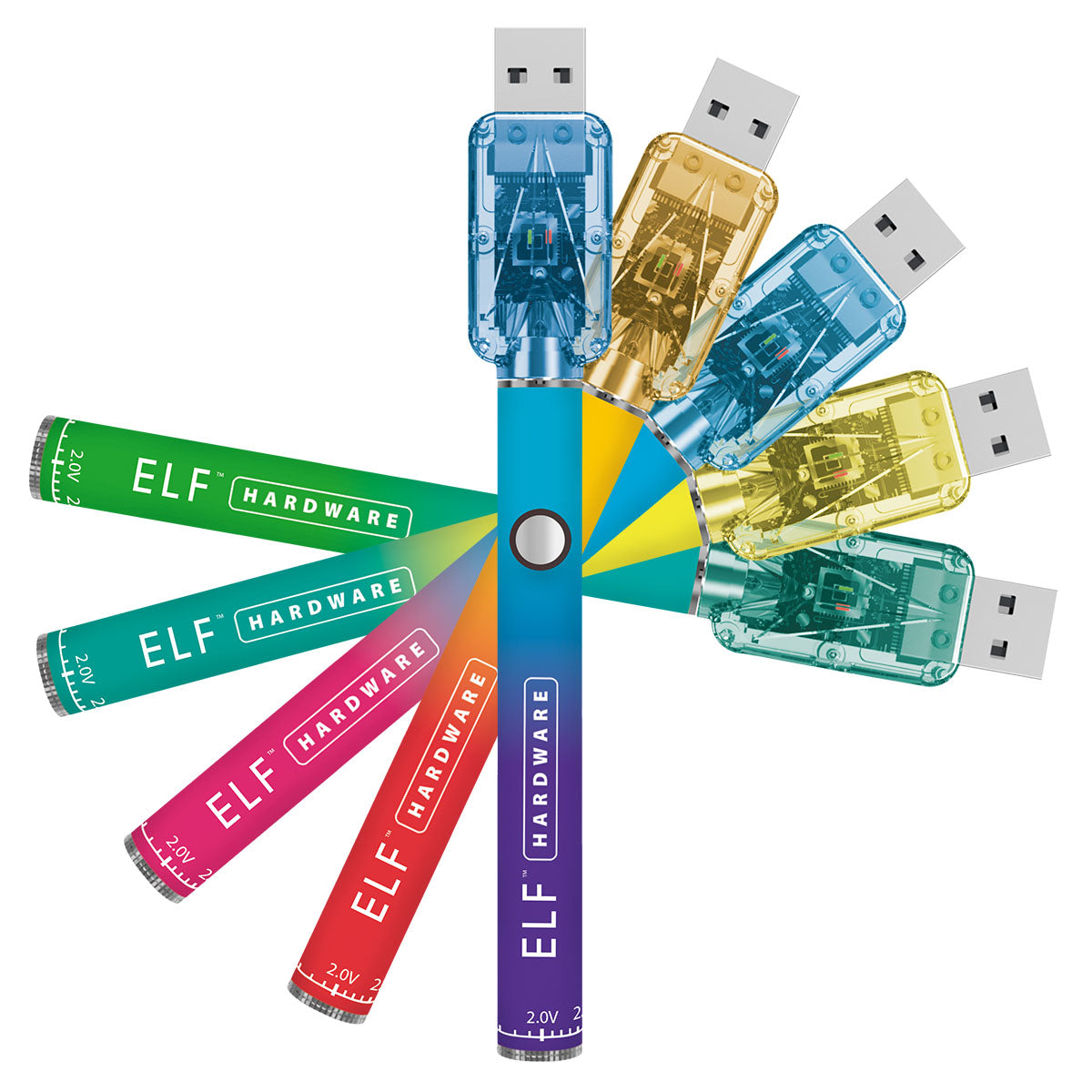 Elf Twist VV 510 Thread Vape Battery