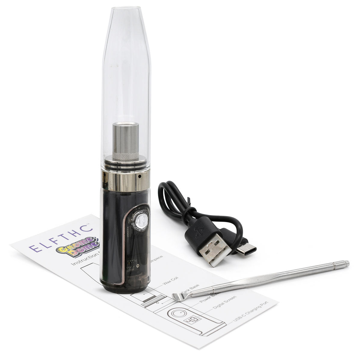 Gnome Dome Mini Vape Rig & 510 Cart Battery