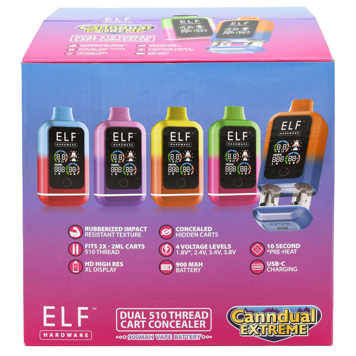 Elf Canndual Extreme Cart Battery Concealer  - Dual Carts
