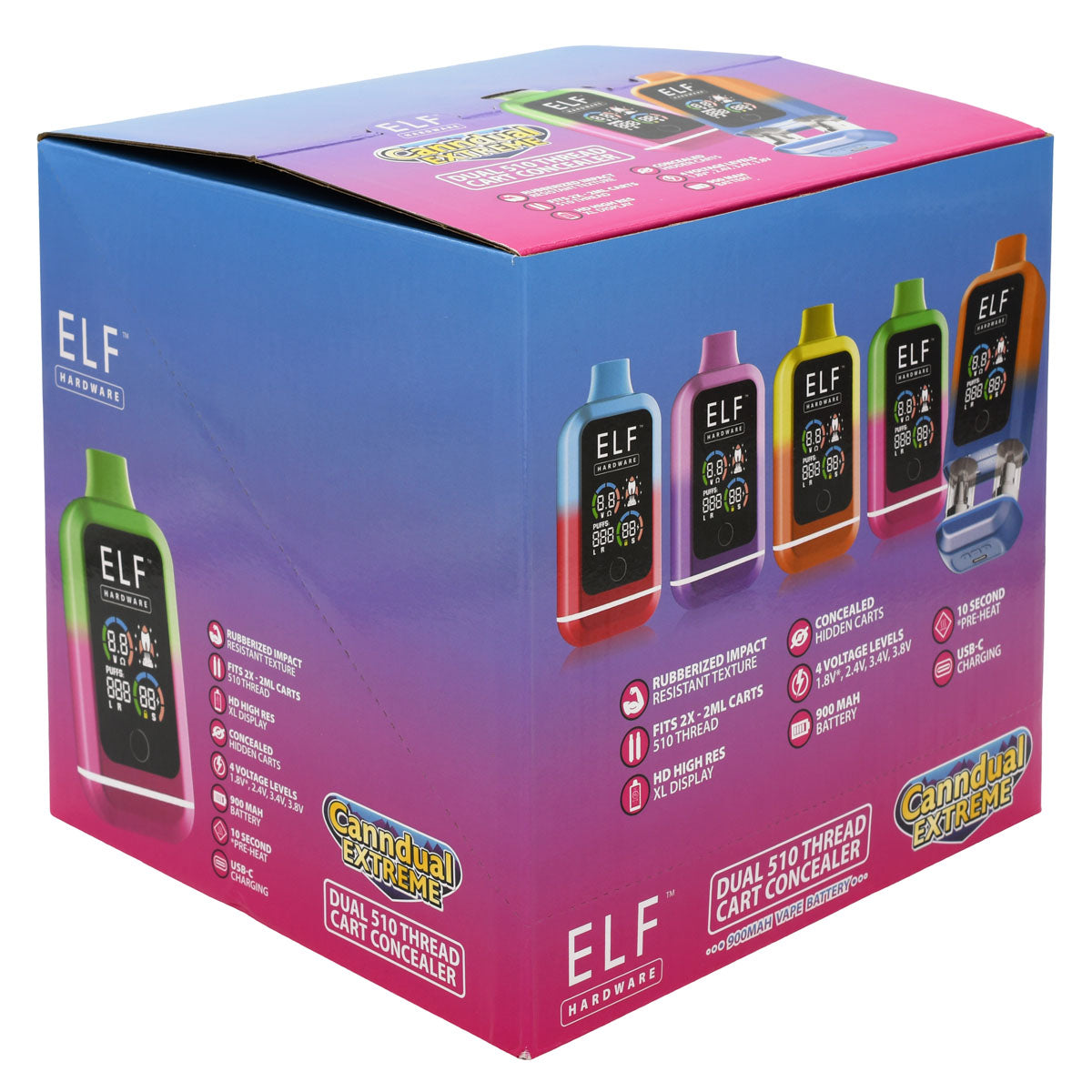 Elf Canndual Extreme Cart Battery Concealer  - Dual Carts