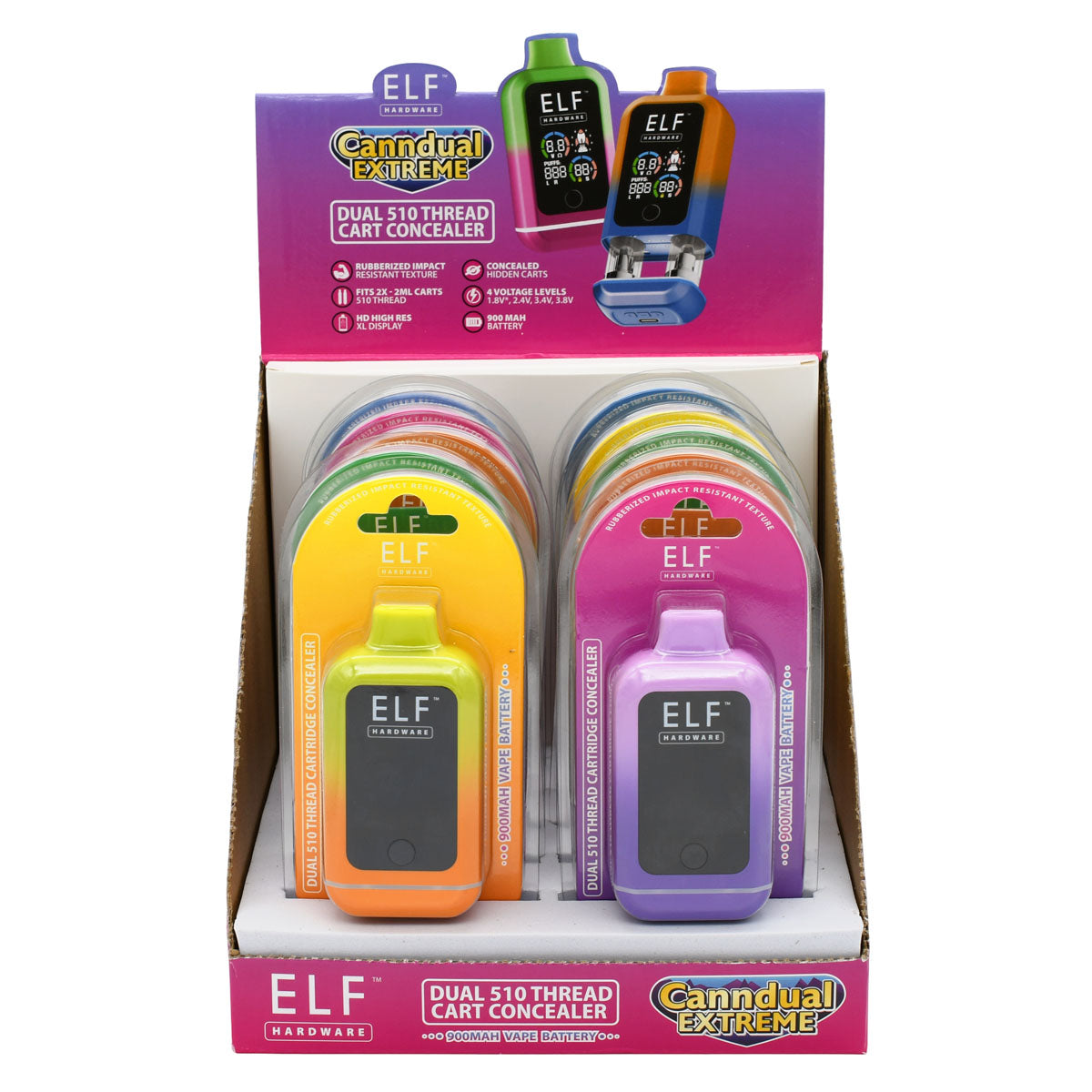 Elf Canndual Extreme Cart Battery Concealer  - Dual Carts