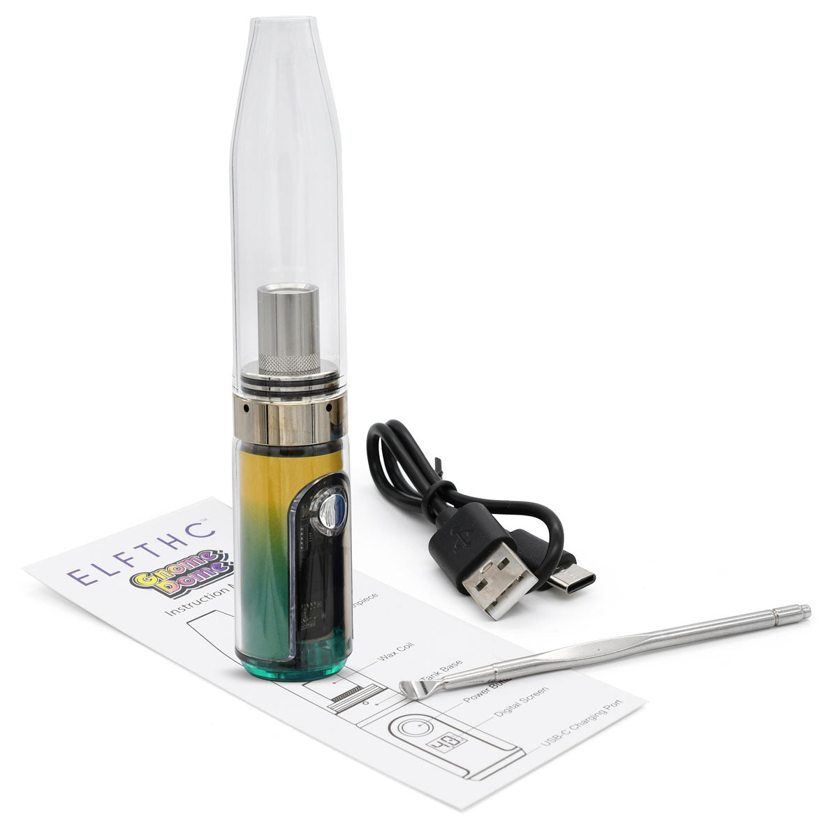 Gnome Dome Mini Vape Rig & 510 Cart Battery